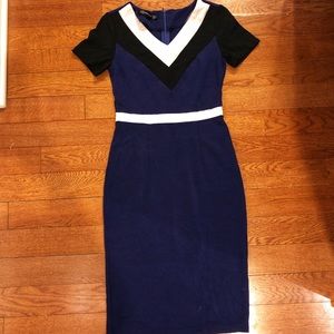 Homeyee purple work dress